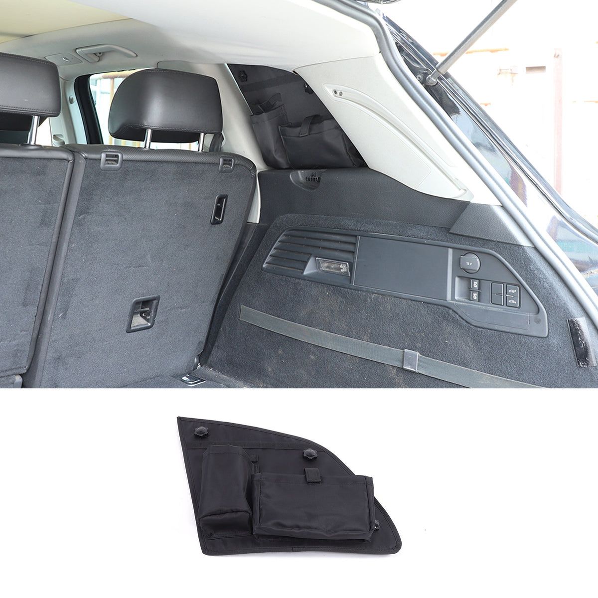 Rear Window Right Side Storage Bag Box Organizer For Volkswagen Touareg 2011-18 16