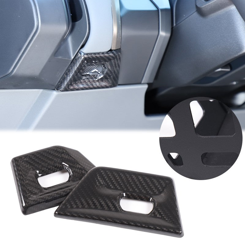 Real Carbon Fiber Dash Side Air Vent Trim Cover For BMW X3 G45 2025+ 23