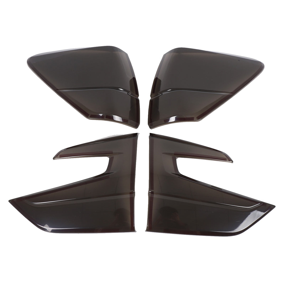 Transparent Gray ABS Tail Light Smoked Cover Trim For Subaru Forester SL 2019-24 7