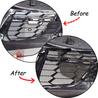 Front GRILL GUARD Side Vent Intake Mesh Grille Insert W/ Screws For Corvette C8 15