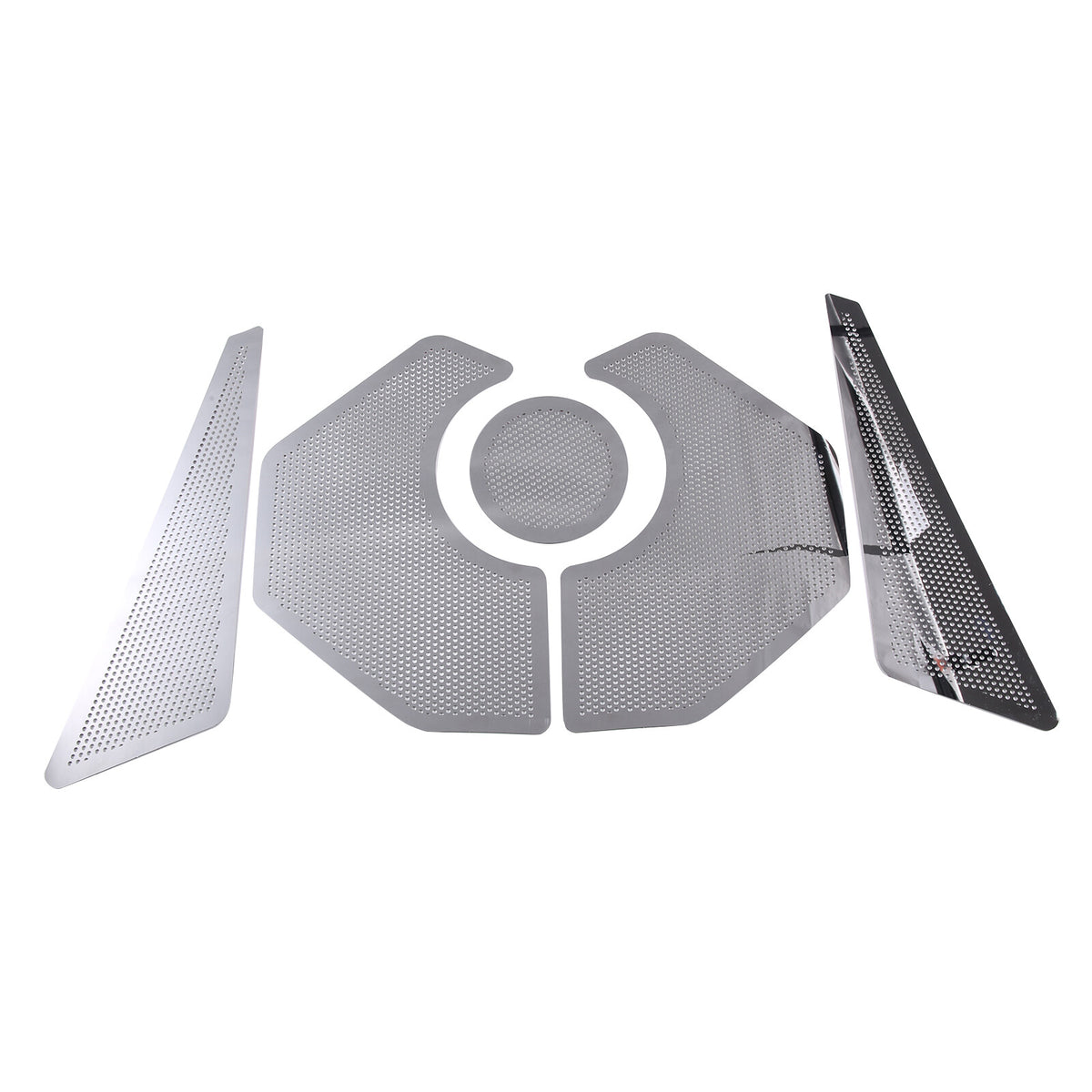 Silver Steel Car Engine Hood Compartment Panel Trim For Corvette C8 2020-2026 US 11