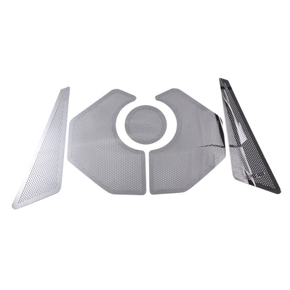 Silver Steel Car Engine Hood Compartment Panel Trim For Corvette C8 2020-2026 US 11
