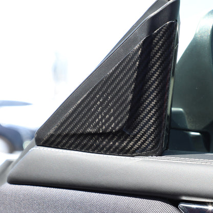 Real carbon fiber For Maserati Ghibli 2014-2022 Inner A-pillar horn cover trim 11