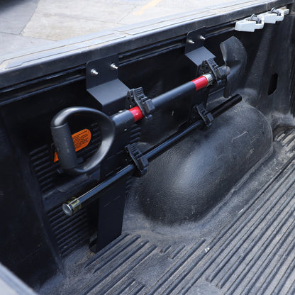 Black Steel Cargo Box Side Rail Tool Mounting Bracket Fits Toyota Tundra 2014-21 12