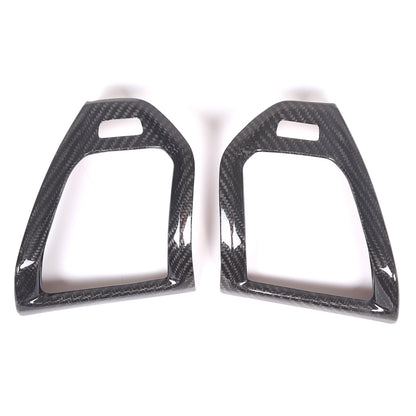 Real Carbon Fiber Dashboard Side Air Vent Cover Trim For BMW 8 Series 2019-2022 4