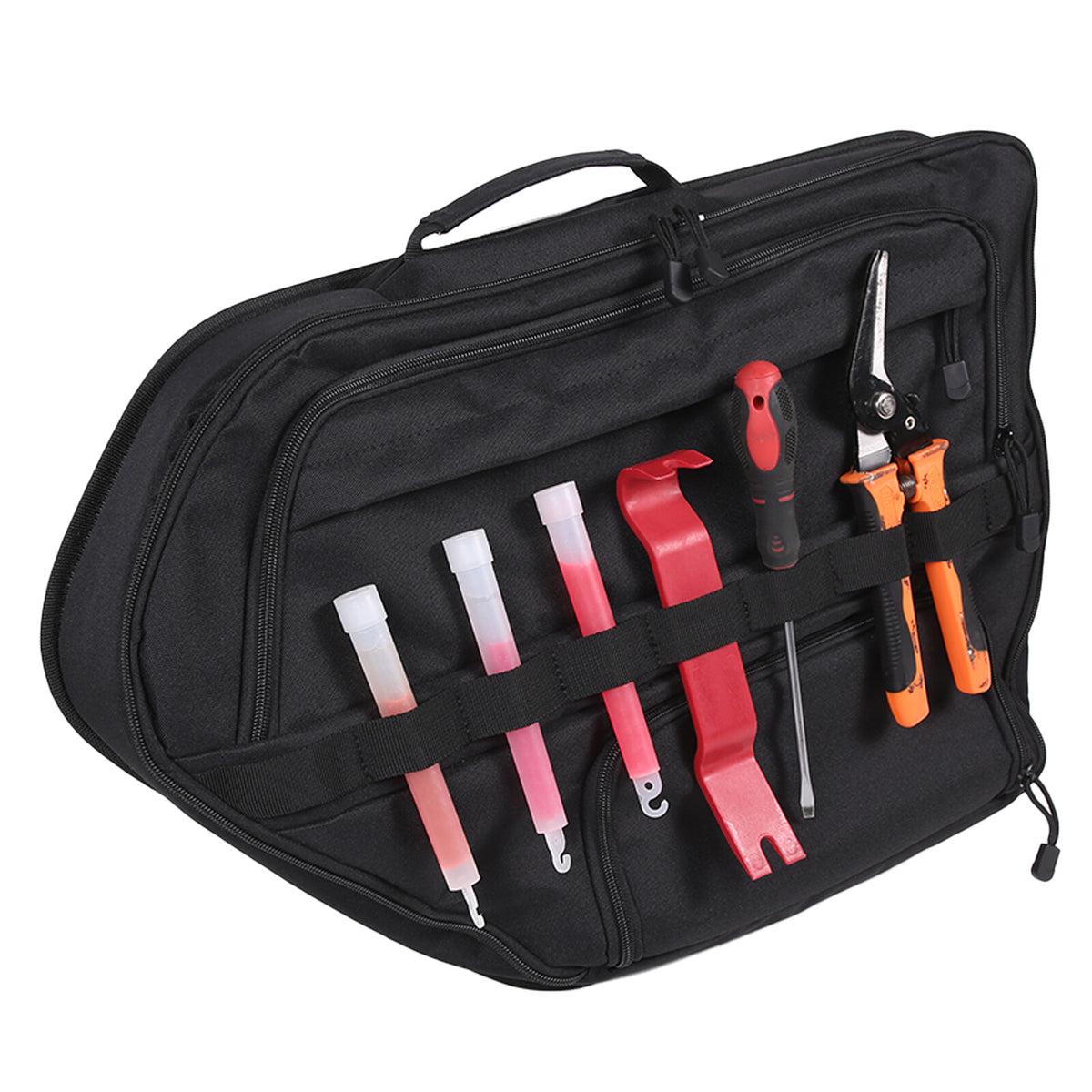 Car Trunk Left Side Window Storage Tool Bag For Toyota Land Cruiser Prado 10-23 9