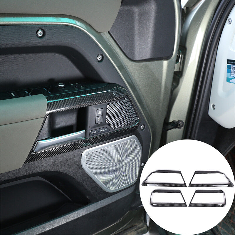 Real Dry Carbon Fiber Full Interior Trim Set For LR Defender 90 110 L663 20-23 103