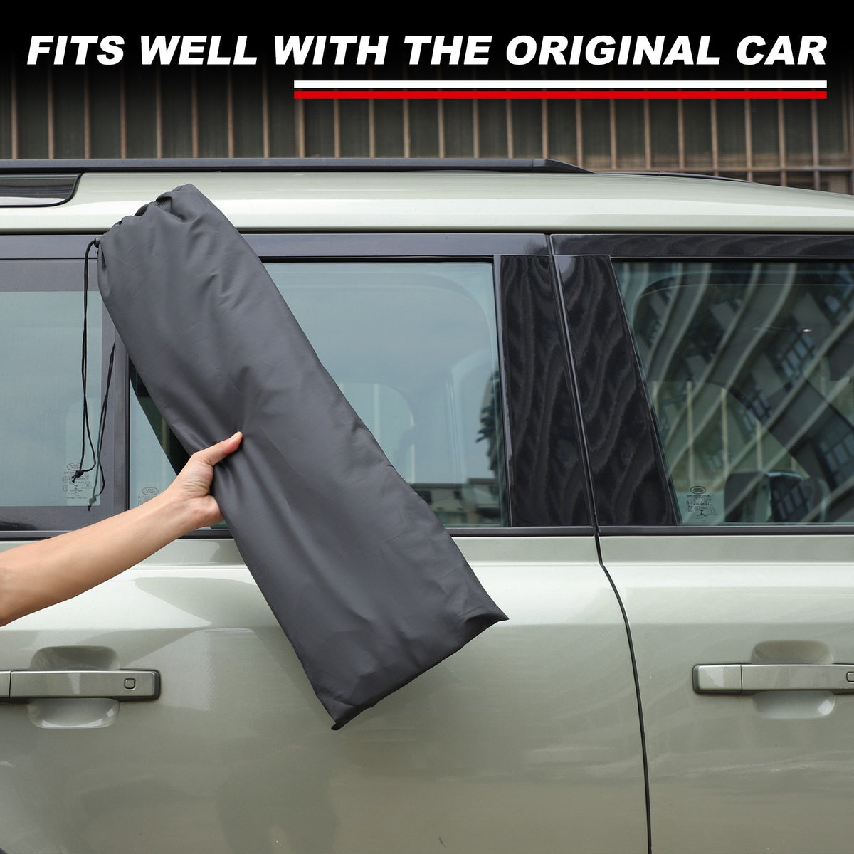 Block Shades Rear Car Door Window Cover Sun Protection Land Rover Defender 2020+ 7