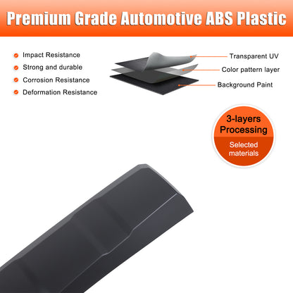 Matte Black Rear Bumper Spoiler Guard For Toyota Land Cruiser LC250 24+ 16