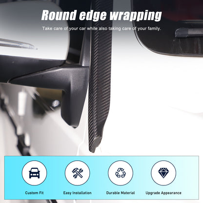 Real Carbon Fiber Window Triangle A-Pillar Cover For Benz W463 G550 G63 19-23 21