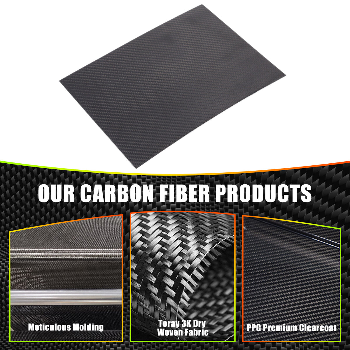 Real Dry Carbon Fiber Center Console Interior Trim Cover For Tesla Model S 23+ 32