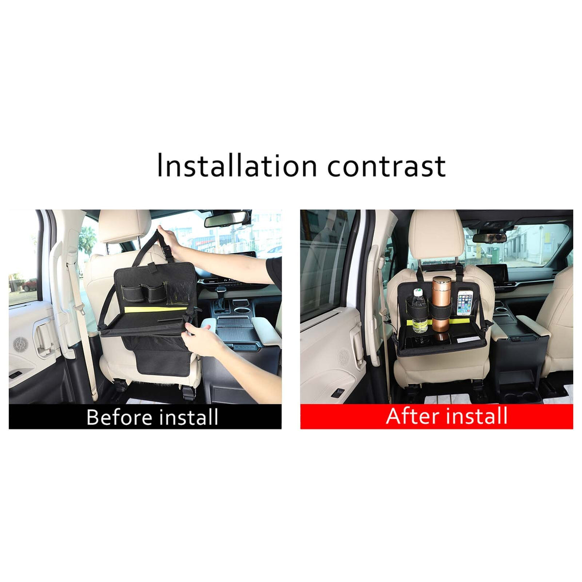 Seat Back Multifunctional Storage Table Storage Bag For Toyot-a Senna 2021-2023 8