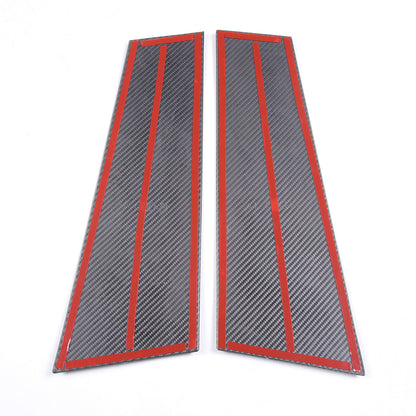Real Carbon Fiber B-Pillar Cover Trim Frame For BMW 4 Series G26 2022-23 11