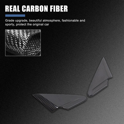 Real Carbon Fiber A Pillar Corner Triangle Trim For Subaru WRX STI VB 2022+ 16