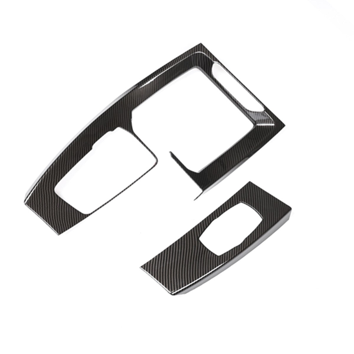 For BMW X3 G01 X4 G02 18-2021 ABS Carbon Interior Console Gear Shift Panel Trim 10