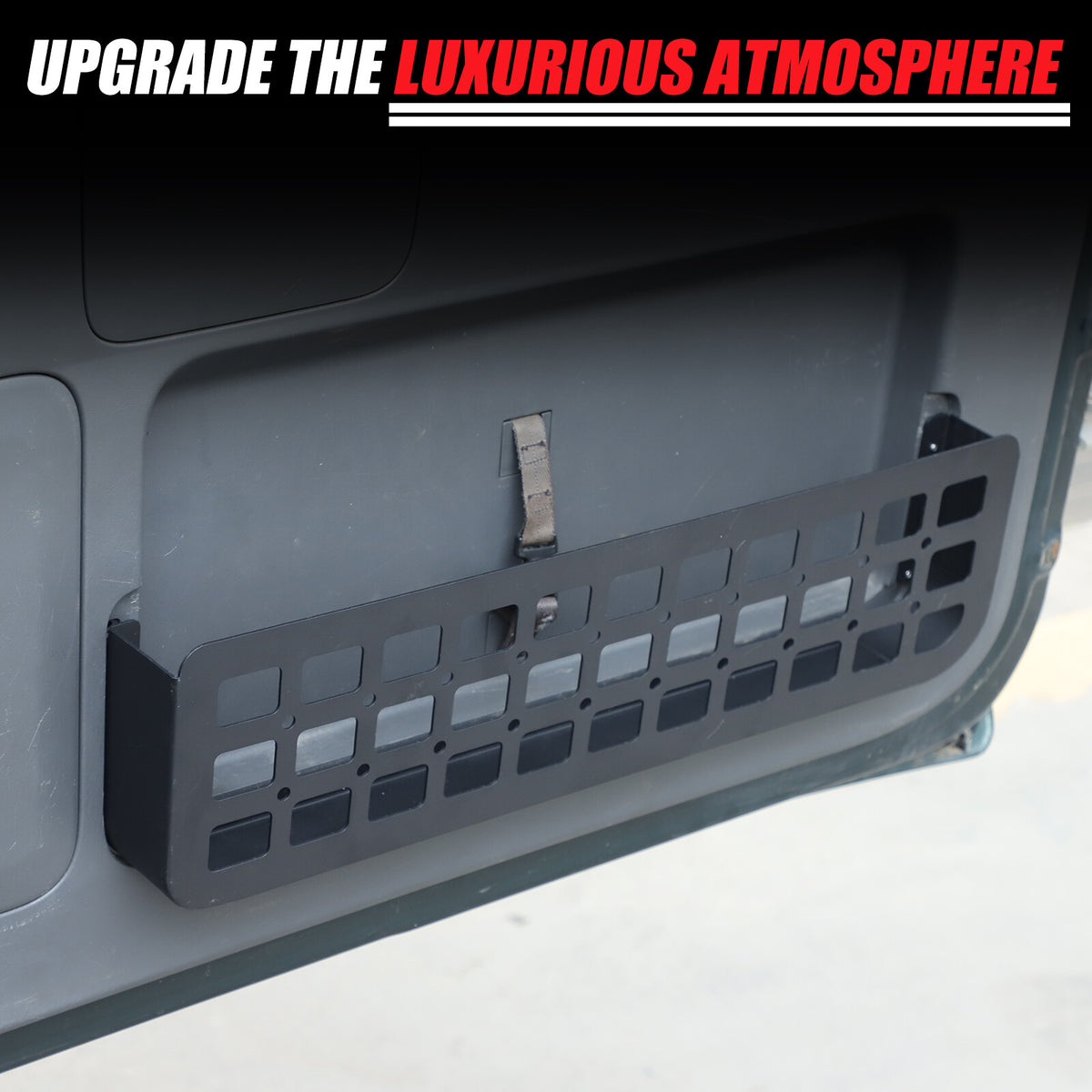 Aluminum Alloy Tailgate Storage Molle Panel For Toyota Prado FJ120 03-09 23