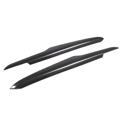 ABS Carbon Fiber Interior Anti-Kick Door Panel Cover Trim Kit For Corvette C8 19