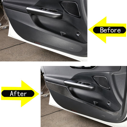 Real Carbon Fiber Car Door Panel Cover Trim For Benz C Class W206 2022-23 7