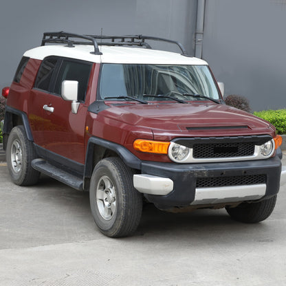Matte Black ABS Front Grille Headlight Trim For Toyota FJ Cruiser 2007-2021 US 21