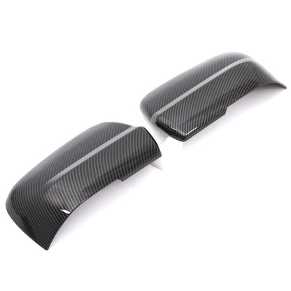 Carbon Fiber ABS Exterior Rearview Mirror Cover Trim For Nissan Titan 2016-2023 7