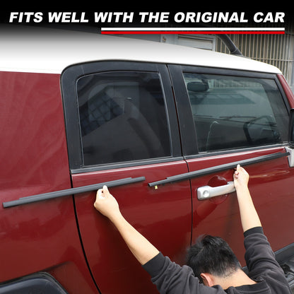 Rubber Window Outer Seal Trim For Toyota FJ Cruiser 07-15 (OE 68161-35073) US 8