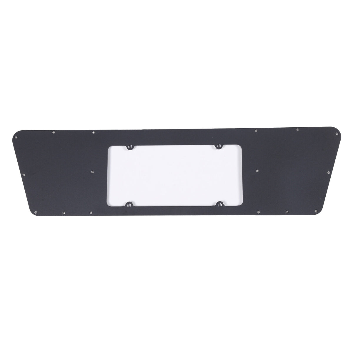 Black Alloy Rear License Plate Filler Panel Fit For Corvette C7 2014-2019 12