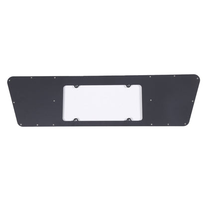 Black Alloy Rear License Plate Filler Panel Fit For Corvette C7 2014-2019 12