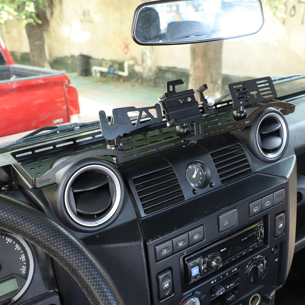 Dashboard Multi-functional Phone Holder Bracket For Land Rover Defender 04-19 3