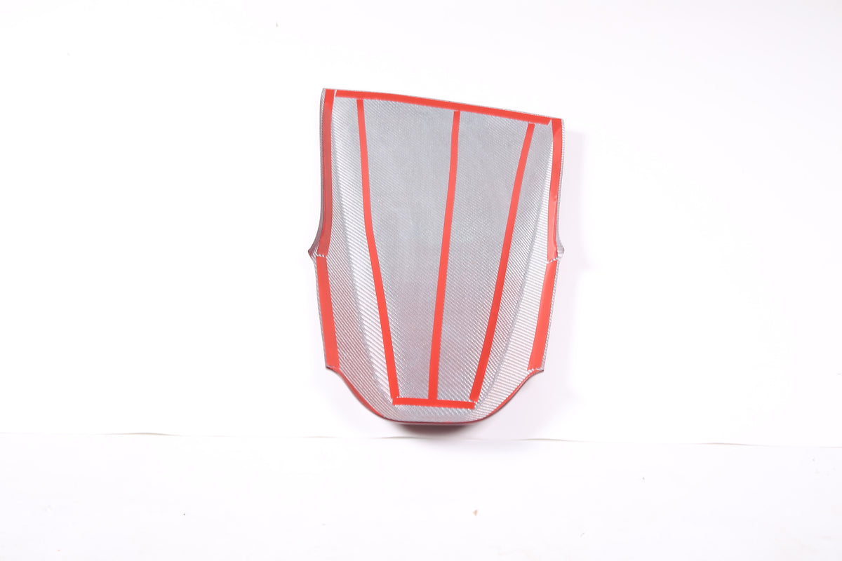 Red Carbon Fiber Dashboard Instrument Upper Panel Cover for Corvette C8 2020-25 8