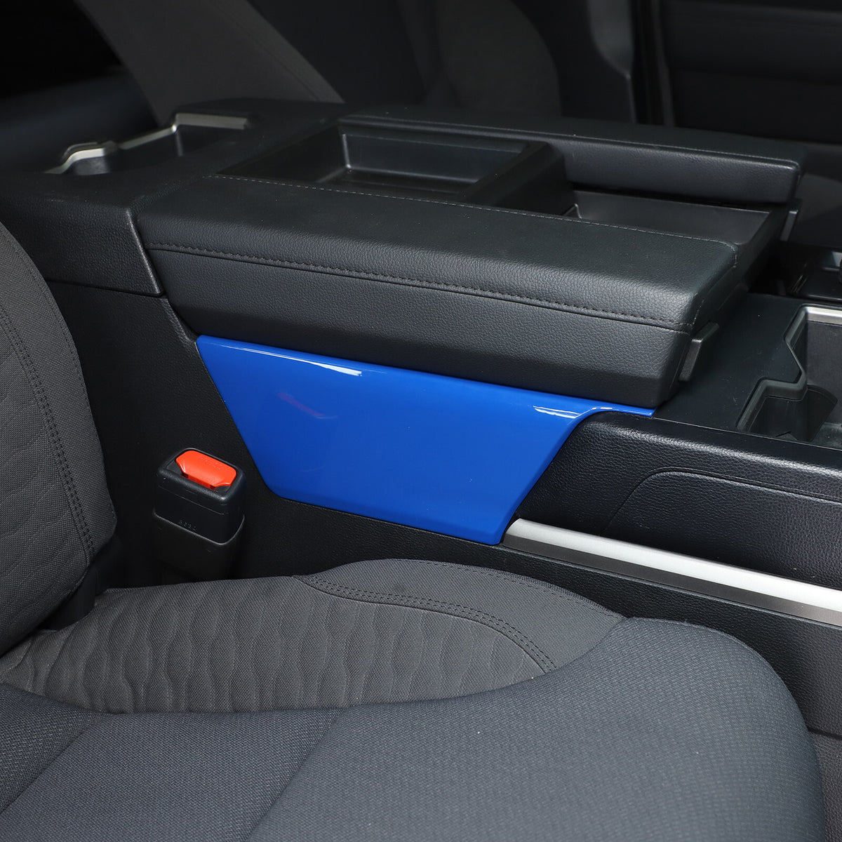ABS Blue Car Center Panel Trim Interior Accessories For Toyota Tundra 2022-2026 - Variants 11-14 21