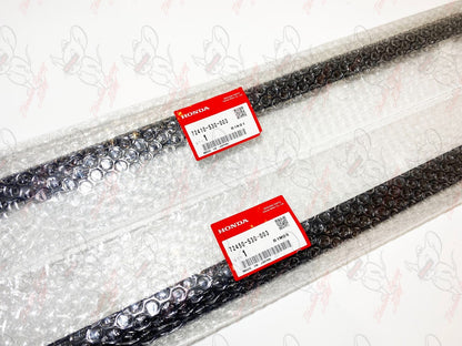 HONDA Prelude BB GENUINE Window Door Molding Weather Strip Outer LH & RH Set OEM 5