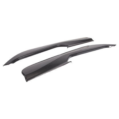 Carbon fiber ABS Car Door Bottom Anti Kick Trim Cover For Corvette C8 Z06 Z51 US 17