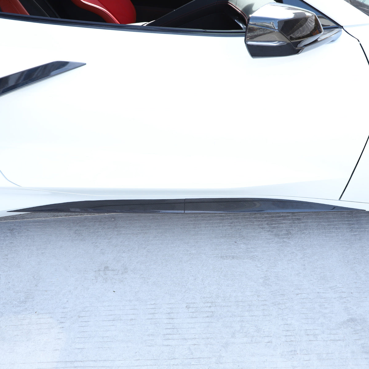 Real Carbon Fiber Full Exterior Set Decor Cover Trim Kit For Corvette C8 2020-26 160