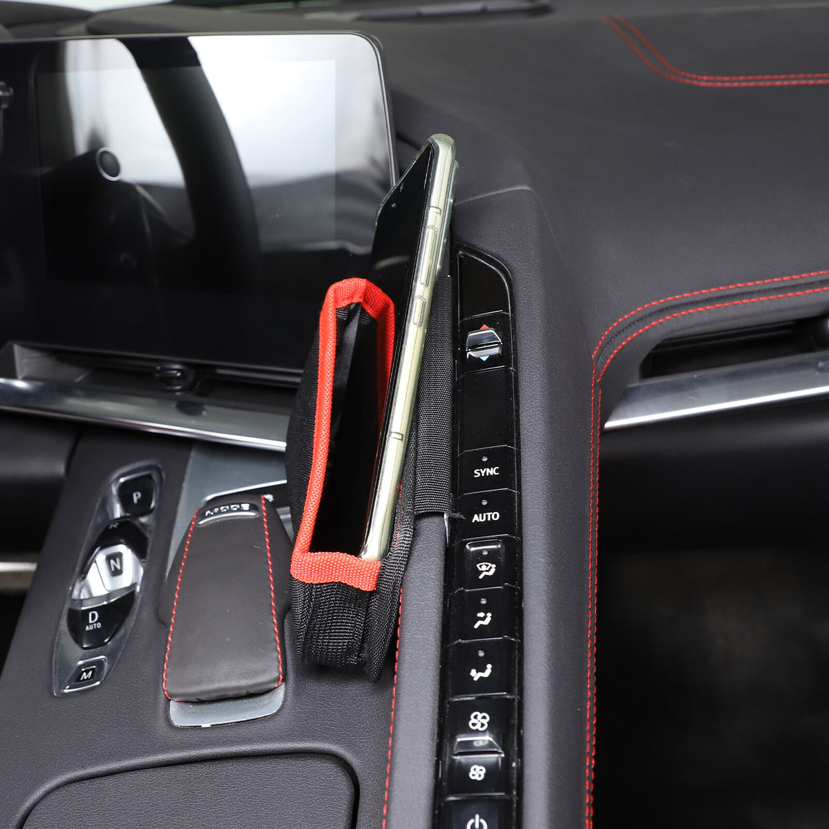 Front & Rear Center Console Storage Bag Tray For Corvette C8 2020+ - Variants 6-10 22
