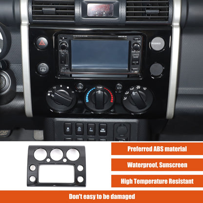 Piano Black ABS Navigation Decorative Panel For Toyota FJ Cruiser 2007-2021 8