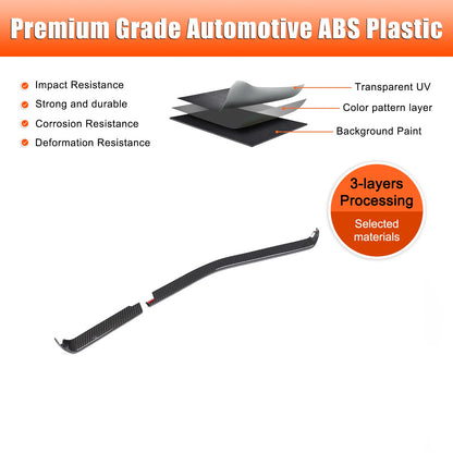 Carbon Fiber ABS Dashboard Side Air Vent Trim Cover For Corvette C8 2026+ 16