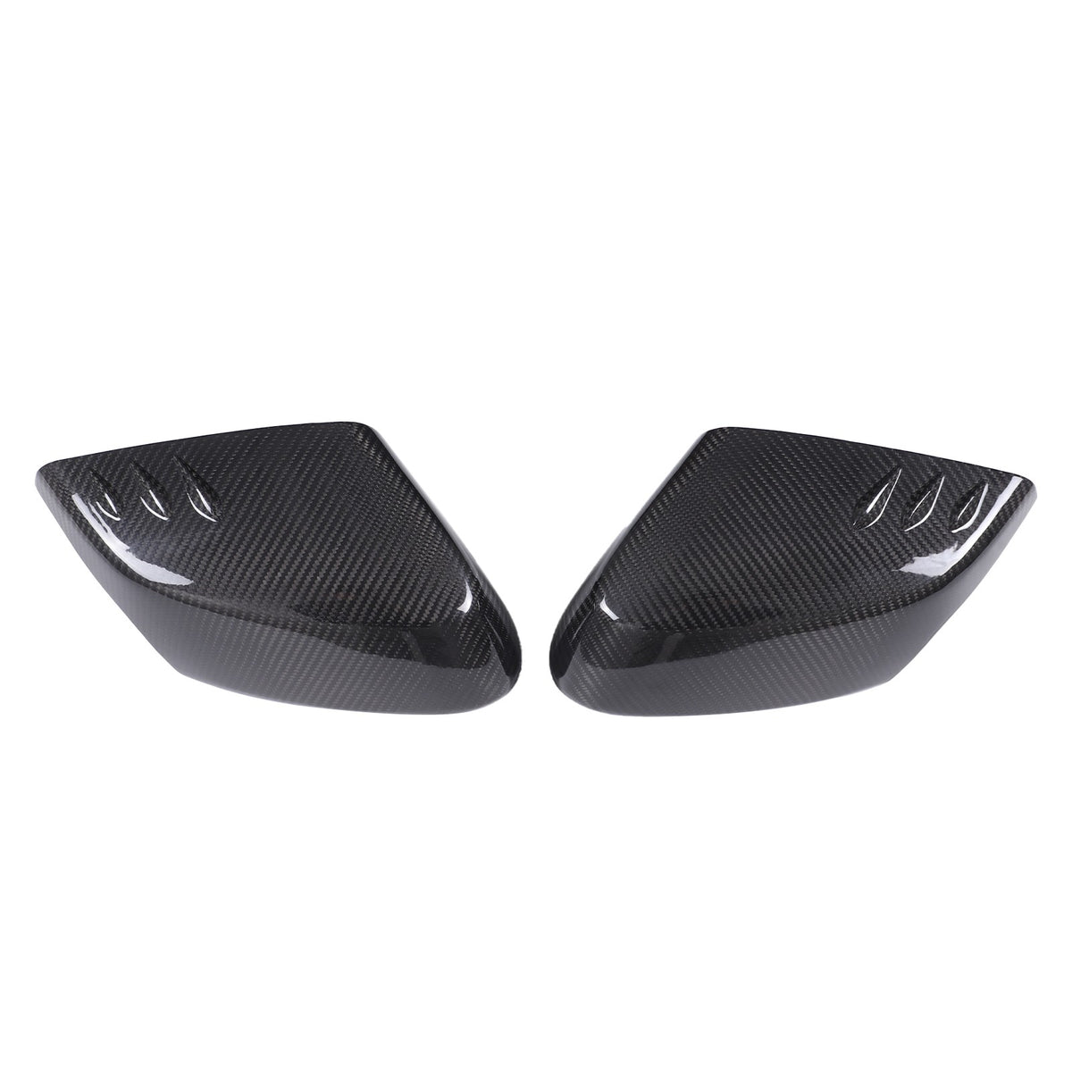 Real Carbon Fiber Side Mirror Air Duct Trim Cover For Corvette C8 2020+ 13