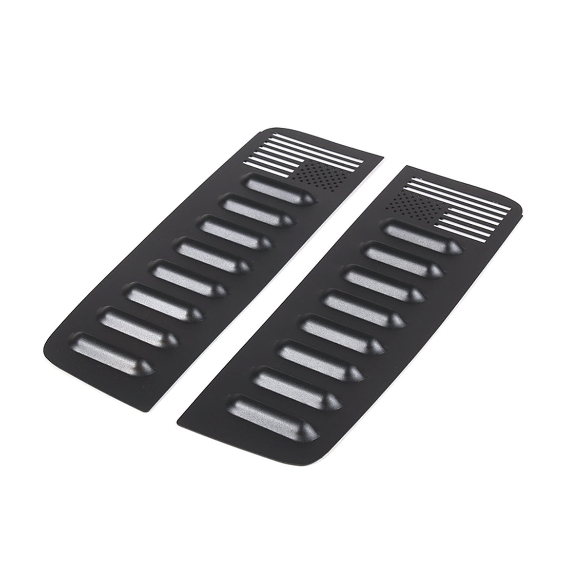 Alloy Rear Door Window Honeycomb Pillar Post Cover Trim For Hummer H3 2005-09 US 17
