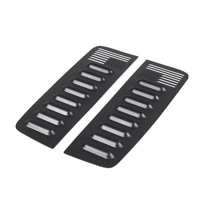 Alloy Rear Door Window Honeycomb Pillar Post Cover Trim For Hummer H3 2005-09 US 17