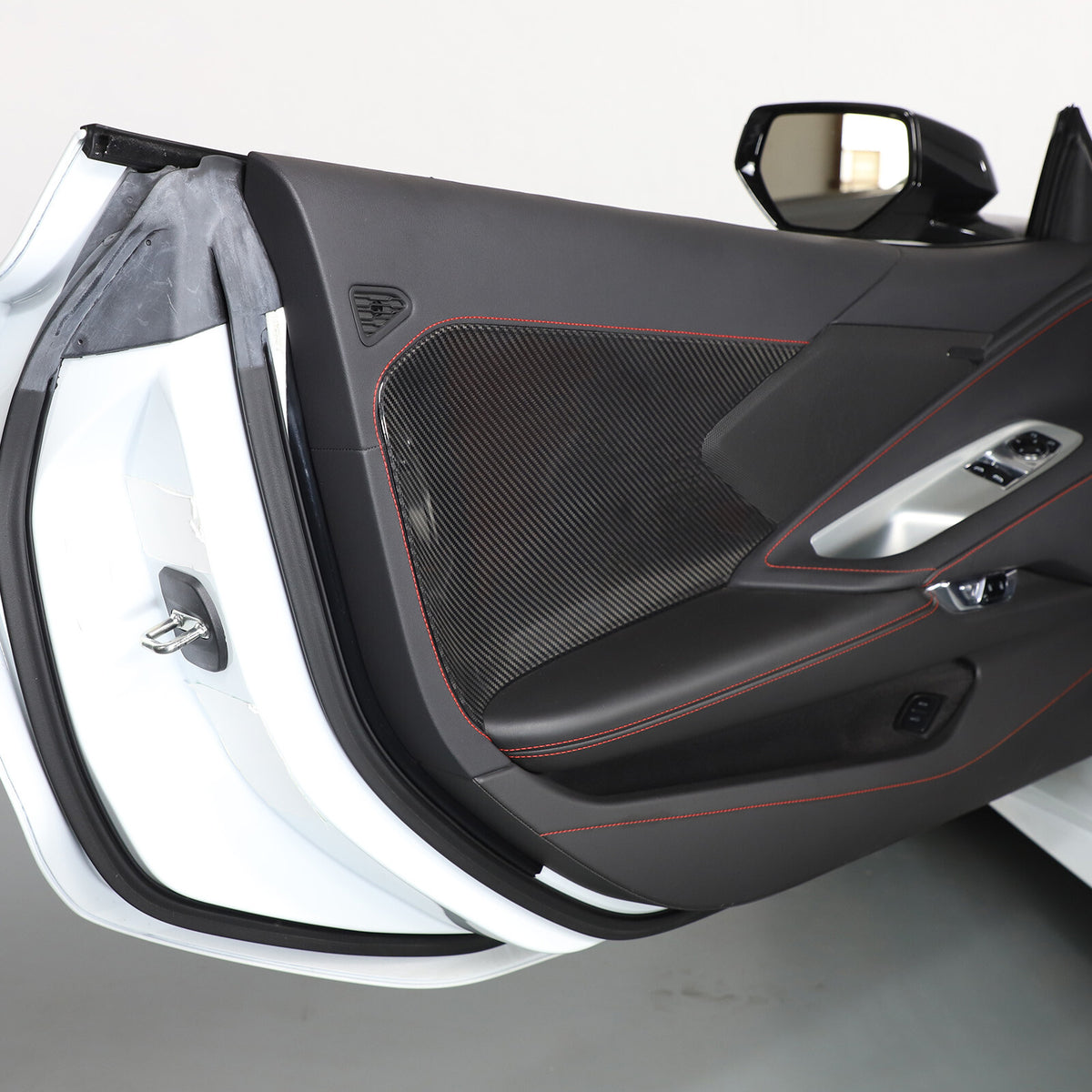 Real Dry Carbon Fiber Full Interior Center Set Trim Kit For Corvette C8 20-25 US - Styles 51-55 23