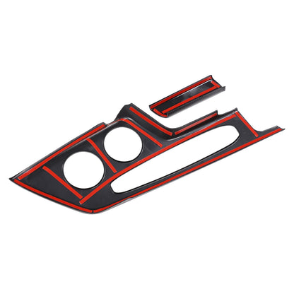 Carbon Fiber ABS Center Console Gear Shift Panel Trim Set For Corvette C8 26+ US 7