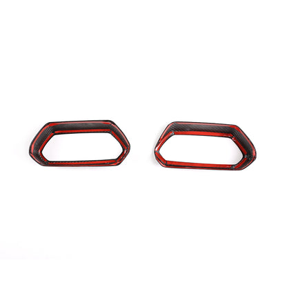 2pcs real carbon fiber side air outlet frame trim For Lamborghini URUS 18-23 US 4