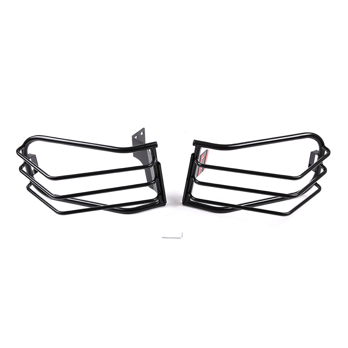 Tail Rear Light Guards Cover Protector for 2007-2021 Toyota FJ Cruiser Black 10