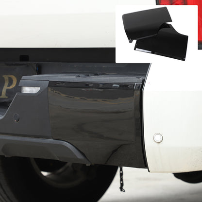 Glossy Piano Black Rear Bumper Panel Trim Cover For Toyota Tundra 2022+ US 4