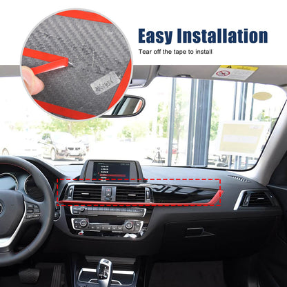Real Carbon Fiber Dashboard Panel Trim For BMW 1 2 Series F20/F21/F22/F23 17-19 4