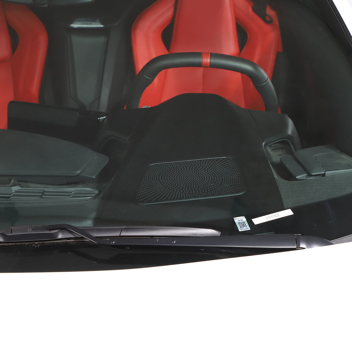Matte Black For Corvette C8 Z51 20-25 Dashboard Instrument Upper Panel Cover 13