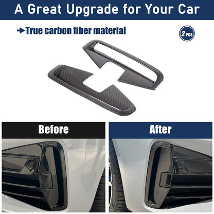 Real Carbon Fiber Front Fog Light Trim For BMW BMW 4 Series G22 Coupe 22+ US 7
