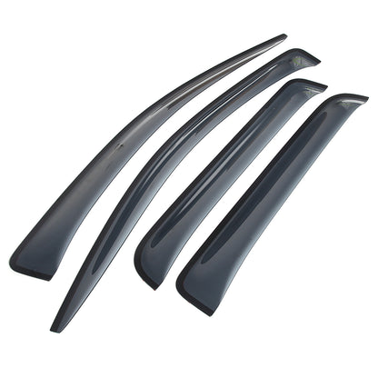 Black Window Rain Guards Visor Rain Guard Wind Deflectors For Nissan Titan 16-23 14