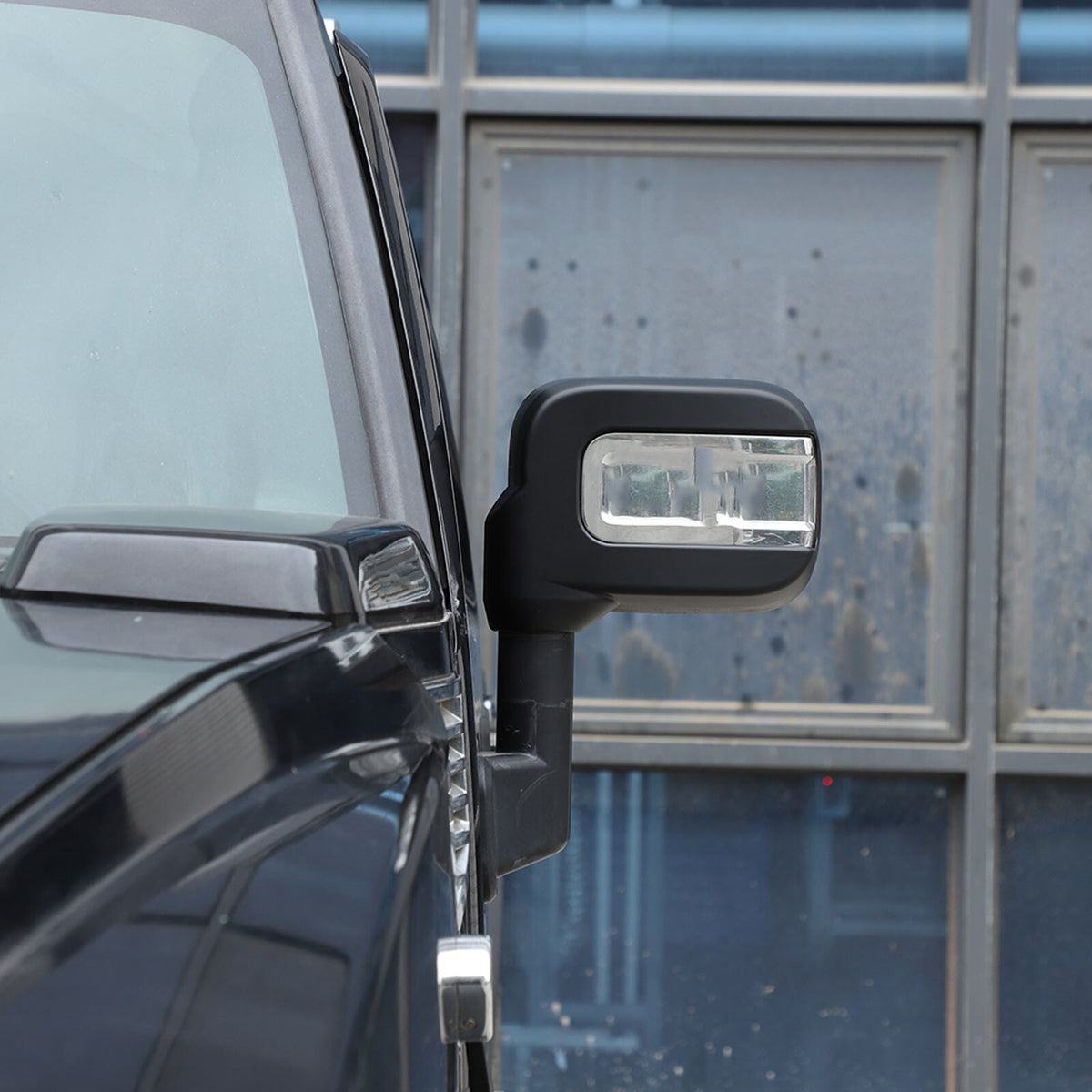 Matte Black Side Rear Exterior Door Mirror Cap Cover For Hummer H2 2003-09 US 4
