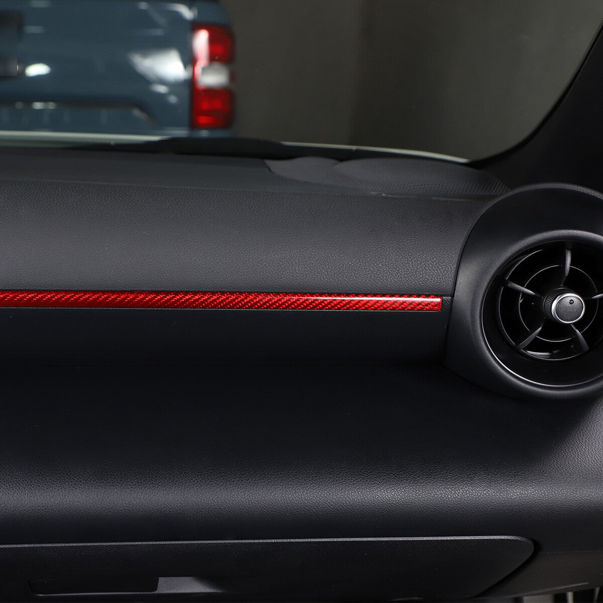 Red Real Carbon Fiber Interior Center Console Trim Set Kit For Subaru BRZ 22+ 130